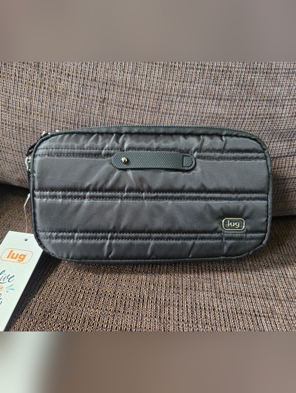 NWT Coupe XL Plus Convertible Crossbody Bag with Charm Bar in Black